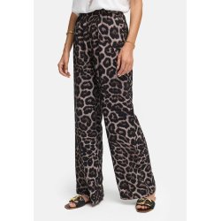 CATNOIR Damen Hose 262‑4073‑2 – Weit geschnittene Sommerhose im Leo‑Print aus Viskose‑Polyamid‑Mix