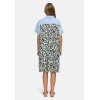 CATNOIR Damen Kleid 262‑3183‑3 – Lyocell Hemdblusenkleid in Hellblau mit Leo‑Rückenprint 36