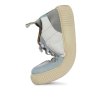 CRICKIT Damen Sneaker OAKLI – Leder‑Sneaker in Weiß/Hellblau mit grauen Kontrasten 37