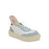 CRICKIT Damen Sneaker OAKLI – Leder‑Sneaker in Weiß/Hellblau mit grauen Kontrasten 37
