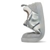 CRICKIT Damen Sneaker RONJA – Metallic Leder‑Sneaker in Silber/Grau 38