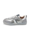 CRICKIT Damen Sneaker RONJA – Metallic Leder‑Sneaker in Silber/Grau 38