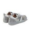 CRICKIT Damen Sneaker RONJA – Metallic Leder‑Sneaker in Silber/Grau 38