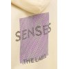 SENSES The Label Damen Hoodie SE2602‑3461‑23 – Oversized Hoodie SA:HAJO in Pastellgelb mit Rücken‑Artwork M