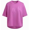 SENSES The Label Damen Kurzarm‑Sweatshirt SE2602‑3465‑24 – SAM:EDI Shirt mit Rubber‑Artwork in Purple S