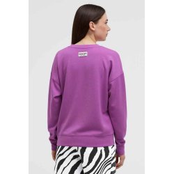 SENSES The Label Damen Sweatshirt SE2602‑3462‑31 – SUN:DAY Sweatshirt mit Puffprint in Purple S