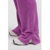 SENSES The Label Damen Hose SE2602‑1463‑31 – PAINT:ERLY Athleisure‑Hose in Purple mit Druckknopf‑Details S