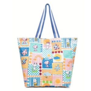 CODELLO Tasche 61C0004-BLU2 Peanuts – Shopper mit buntem Snoopy‑Patchwork‑Design