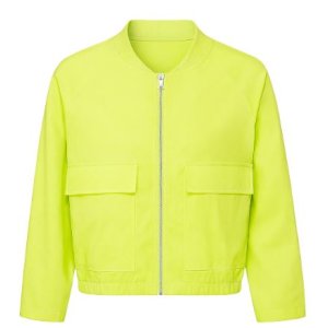 SANI BLU Damen Jacke 9066‑905 – Leichte ungefütterte Sommerjacke in Lime