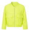 SANI BLU Damen Jacke 9066‑905 – Leichte ungefütterte Sommerjacke in Lime