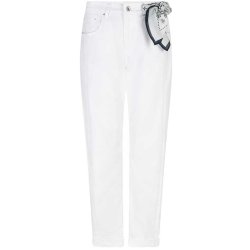 RED BUTTON Damen Hose SRB 4905 – Caitlina Sidepatch White 40