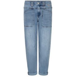 RED BUTTON Damen Jeans SRB4951 – Casey Lightstone mit High Rise & Tapered Legs 44
