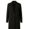 SANI BLU Damen Longblazer 9020‑10 – Eleganter Longblazer in Schwarz 36
