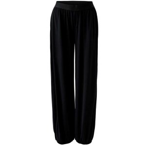 MISS LAGOTTE Damen Pumphose 96989 – Weite Soft-Touch Pumphose in Schwarz