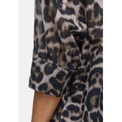 CATNOIR Damen Bluse 262‑2773‑2 – Leichte Cotton‑Voile Bluse im Leo‑Print 38