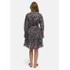 CATNOIR Damen Kleid 262‑3062‑2 – Leichtes Cotton‑Voile Kleid im Leo‑Print mit Gürtel 40