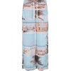 SPORTALM Damen Hose 650375 – Leichte Mesh-Sommerhose mit Surfboard-Print