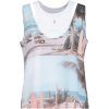 SPORTALM Damen Top 250370 – Ärmelloses Mesh-Sommertop mit Surfboard-Print