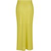 SPORTALM Damen Rock 600233 – Midi-Rock in Limette mit Mesh-Optik & Kordelzug
