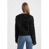FRIEDA & FREDDIES Damen Jacke 261704 – 3D‑Blüten Bomberjacke in Schwarz