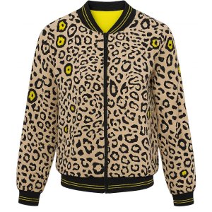 FRIEDA & FREDDIES Damen Blouson 261737 – Wende‑Blouson mit Leo‑Print