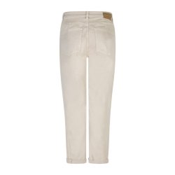 RED BUTTON Damen Hose SRB4958 Caitlina Sidepatch – Relaxed‑Fit Hose in sandigem Beige 42