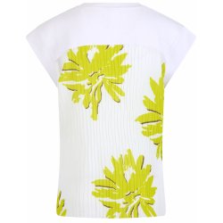 SPORTALM Damen Shirt 400240 – Weißes Frontshirt mit Plissee-Rückseite 40