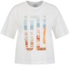 SPORTALM Damen T-Shirt 250329  – Ecru Baumwoll-Shirt mit Frontprint 40