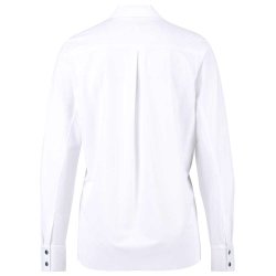 SPORTALM Damen Bluse 500293 – Edle Langarm-Bluse mit Kordeldetails in Weiß 42