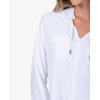 SPORTALM Damen Bluse 500293 – Edle Langarm-Bluse mit Kordeldetails in Weiß 42