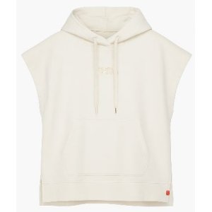 FRIEDA & FREDDIES Damen Sweat Hoody 261251 – Ärmeloser Hoodie in Off-White 38
