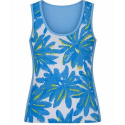 SPORTALM Damen Top 250360 – Ärmelloses Print‑Top mit Schimmer-Pailletten 40