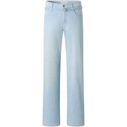 ANGELS Damen Jeans Liz City 332‑256530‑3558 – Hellblaue Straight‑Fit Jeans mit Doppelgürtel‑Detail