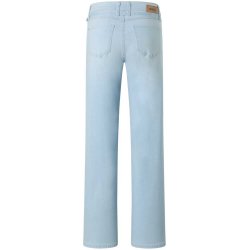 ANGELS Damen Jeans Liz City 332‑256530‑3558 – Hellblaue Straight‑Fit Jeans mit Doppelgürtel‑Detail 44