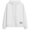 SENSES The Label Hoodie SE2603‑3455‑21 – „Cin Cin“ Kapuzenpullover in Optic White mit Kirsch‑Backprint