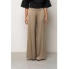 KAOS Palazzo Hose SPJAR001 – Weit geschnittene Viskose‑Hose in Wüstenbraun