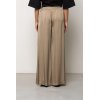 KAOS Palazzo Hose SPJAR001 – Weit geschnittene Viskose‑Hose in Wüstenbraun