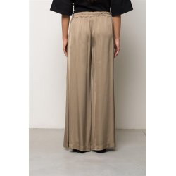 KAOS Palazzo Hose SPJAR001 – Weit geschnittene Viskose‑Hose in Wüstenbraun S