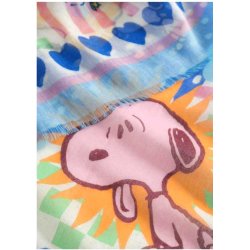 CODELLO Tuch 61T0041 Blu – Peanuts™ Snoopy Tuch 120×120 cm