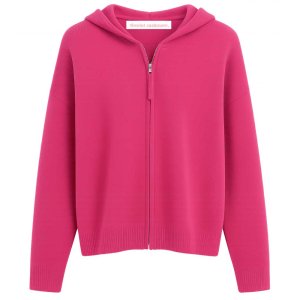 ABSOLUT CASHMERE AF3Q000WSC – Zip‑Hoodie aus Cashmere in Pink S