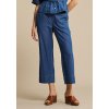 RED BUTTON Damenhose SRB4925 Conny – Palazzo Denim in Rinse‑Waschung mit Bindegürtel