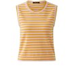 MISS LAGOTTE Top 0097616‑0302 – Orange‑Rosa gestreiftes Stricktop 40