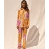 MISS LAGOTTE Bluse 0097044‑0273 – Langarmbluse mit floralem Print in Orange/Pink