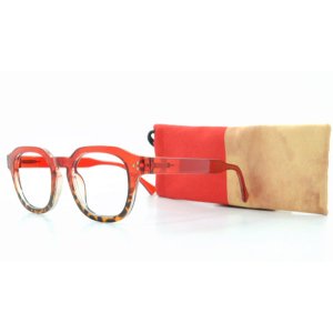 AUGENSTOLZ Lesehilfe Capisto Flamy – Modische Leserbrille in Orange mit Schildpatt-Akzenten