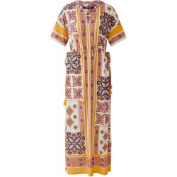 MISS LAGOTTE Kleid 0097005‑0102 – Maxikleid mit Paisley‑Patchprint & V‑Ausschnitt 42