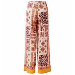 MISS LAGOTTE Paisley Hose 0096982‑0102 – Weite Sommerhose mit Paisley‑Print 36