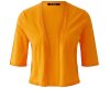 MISS LAGOTTE Strickjacke 0096998‑2728 – Kurzjacke in kräftigem Orange