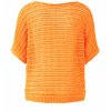 MISS LAGOTTE Pullover 0097057‑2728 – Grob gehäkelter Strickpullover in leuchtendem Orange