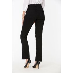 NYDJ Damen Jeans MNBB8809 Ellison High Rise Straight – Straight-Leg Jeans in Schwarz