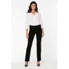 NYDJ Damen Jeans MNBB8809 Ellison High Rise Straight – Straight-Leg Jeans in Schwarz 36